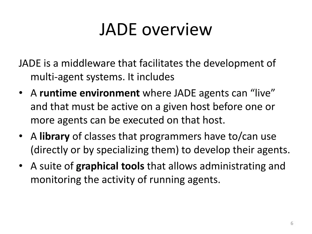 jade overview