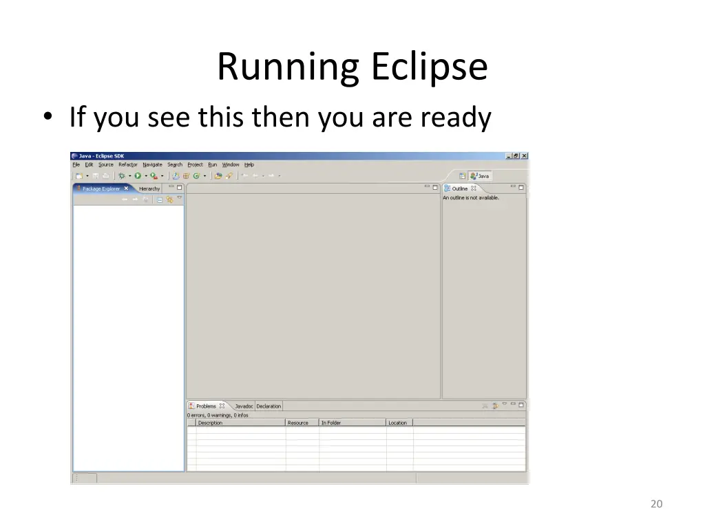 running eclipse 1