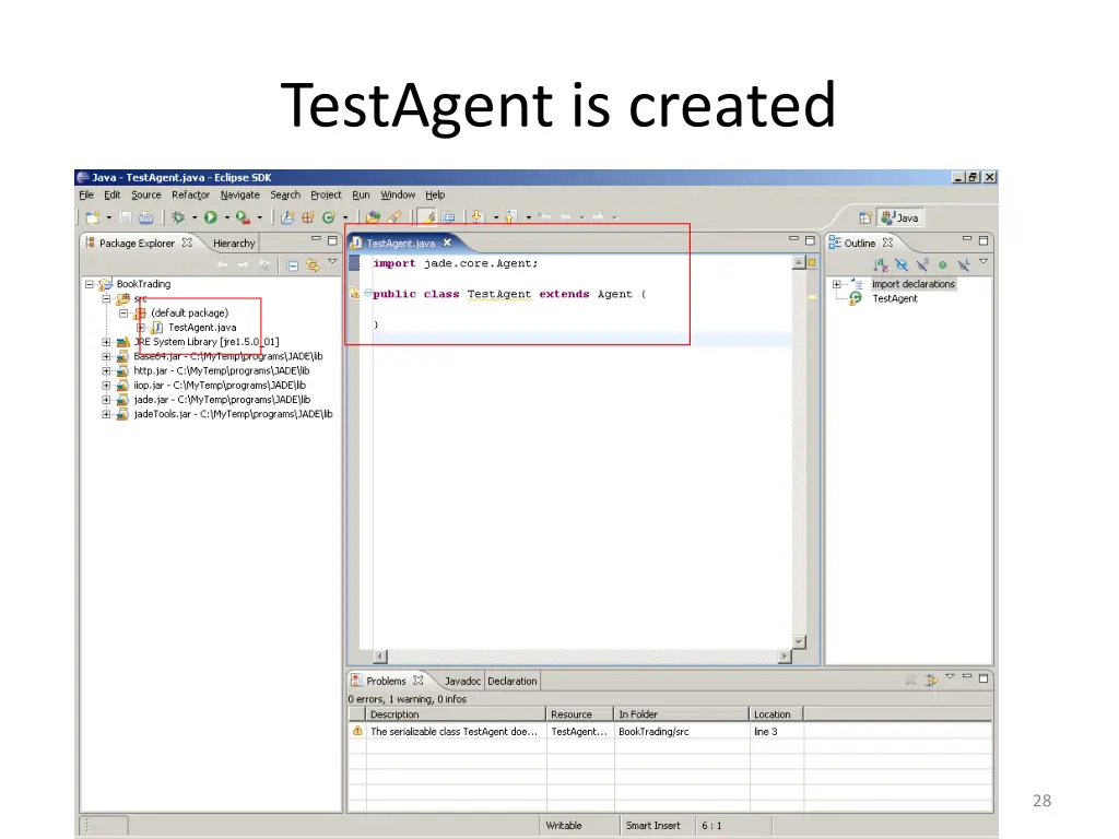 testagent is created