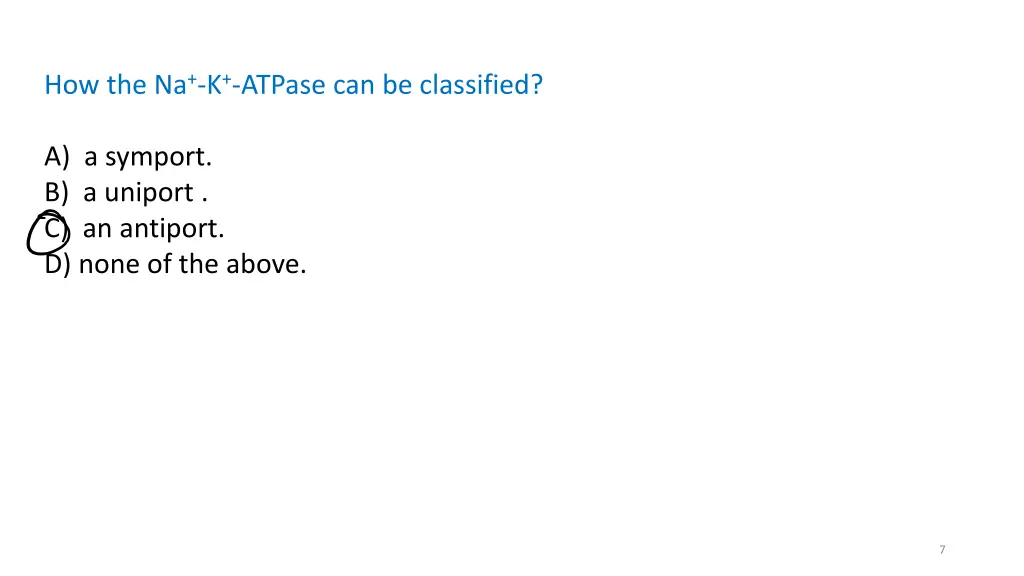 how the na k atpase can be classified