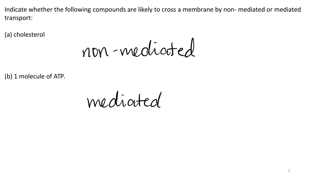 indicate whether the following compounds