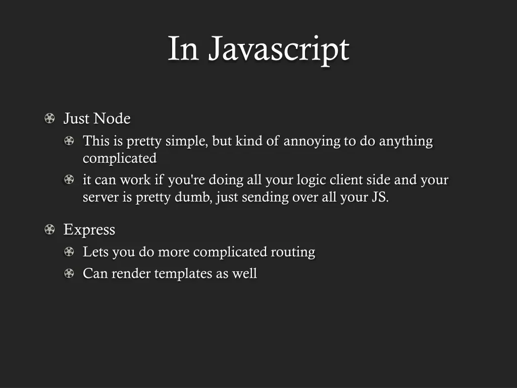 in javascript