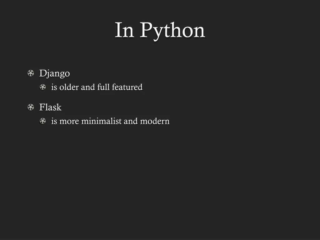 in python