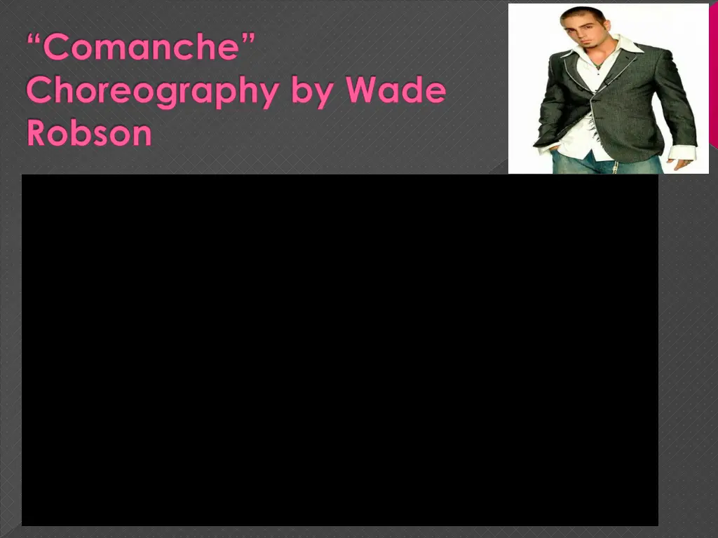 comanche choreography by wade robson