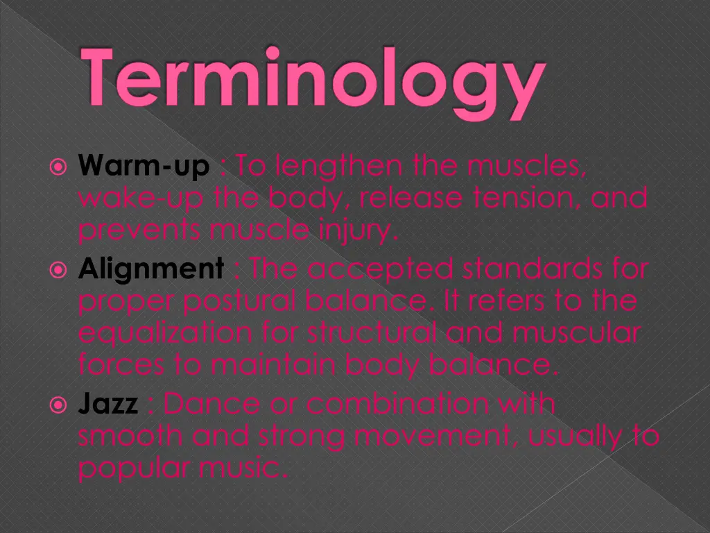 terminology