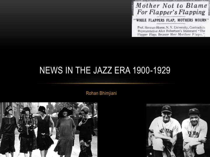 news in the jazz era 1900 1929