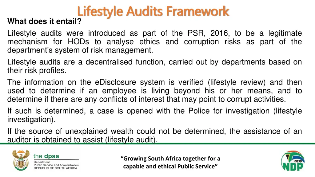 lifestyle audits framework lifestyle audits 2