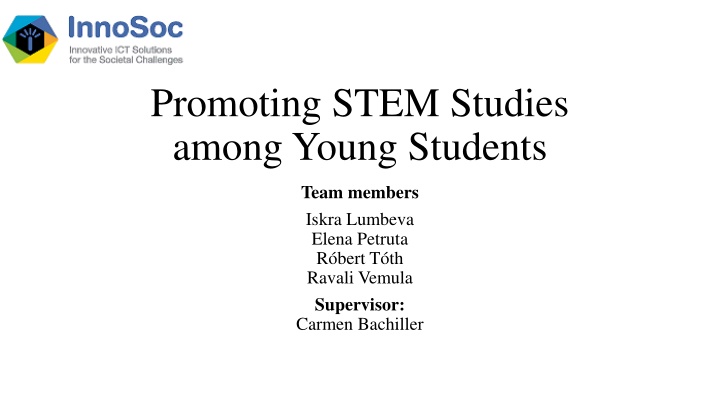 promoting stem studies among young students