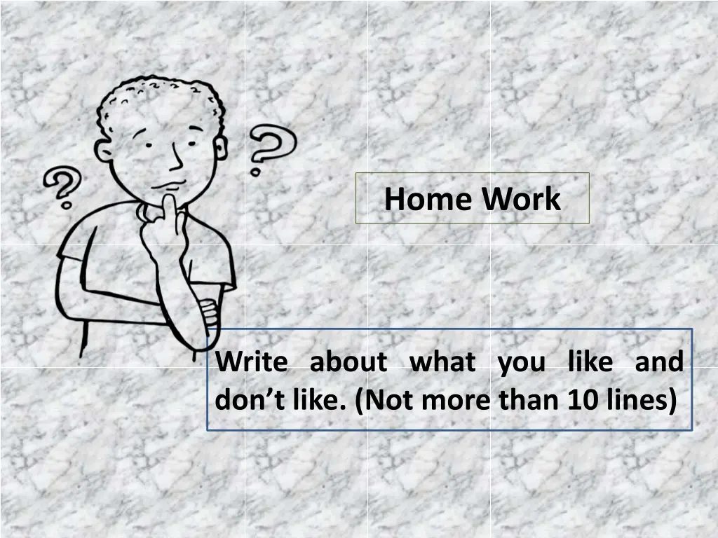 home work