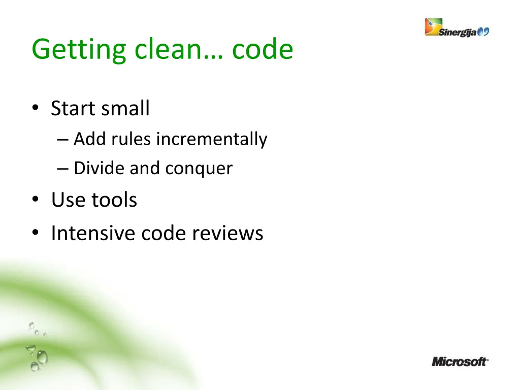 getting clean code