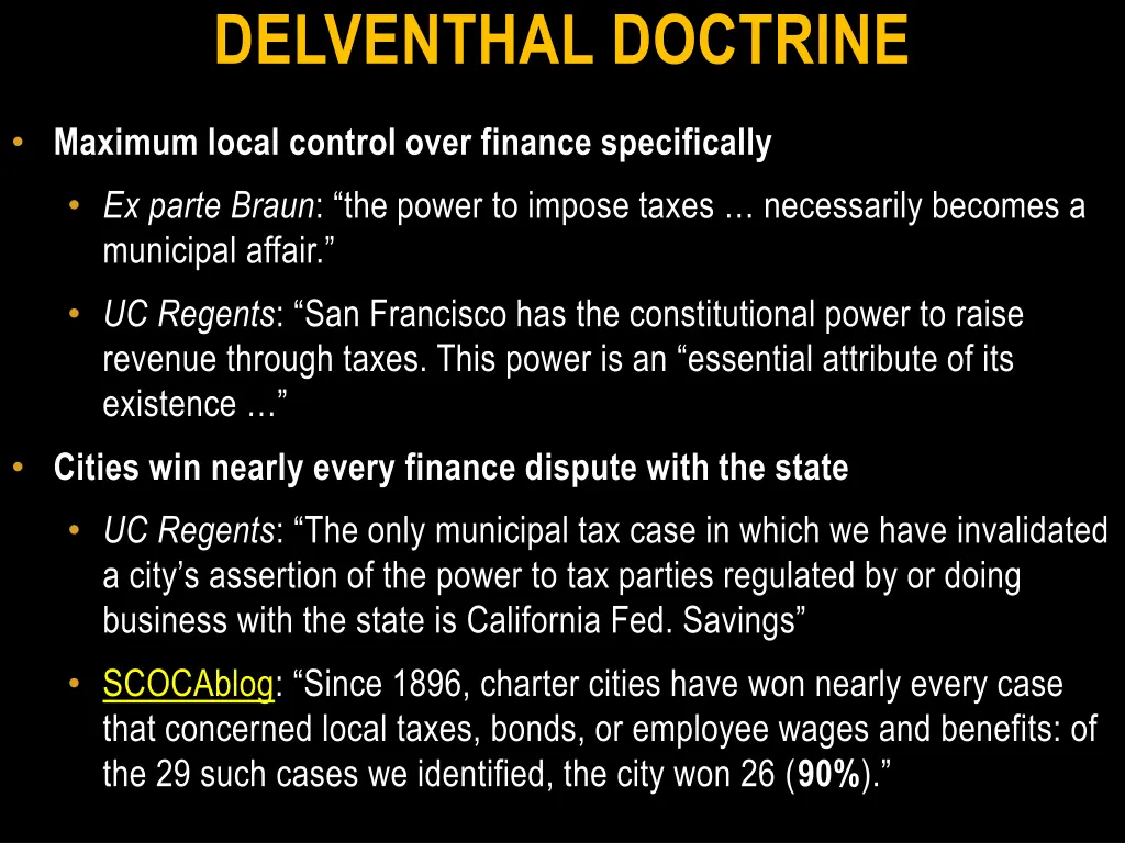 delventhal doctrine 1