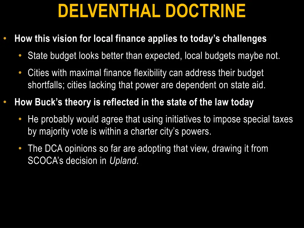 delventhal doctrine 2