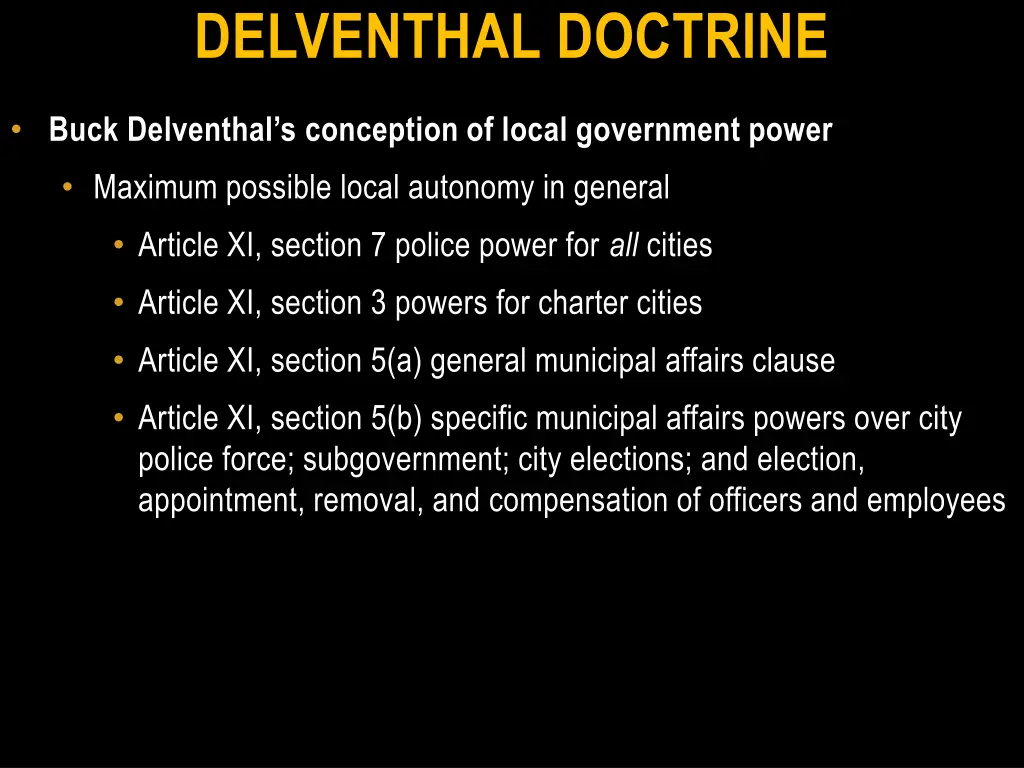 delventhal doctrine