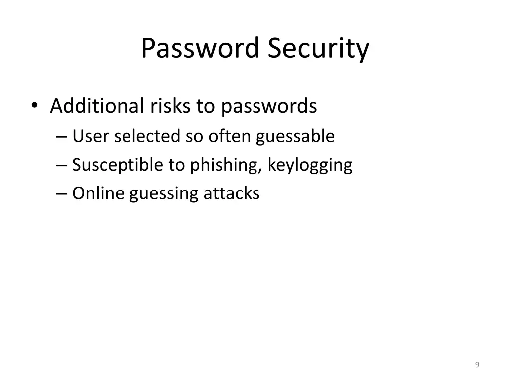 password security