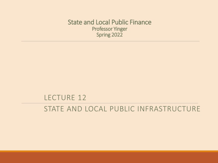 state and local public finance state and local