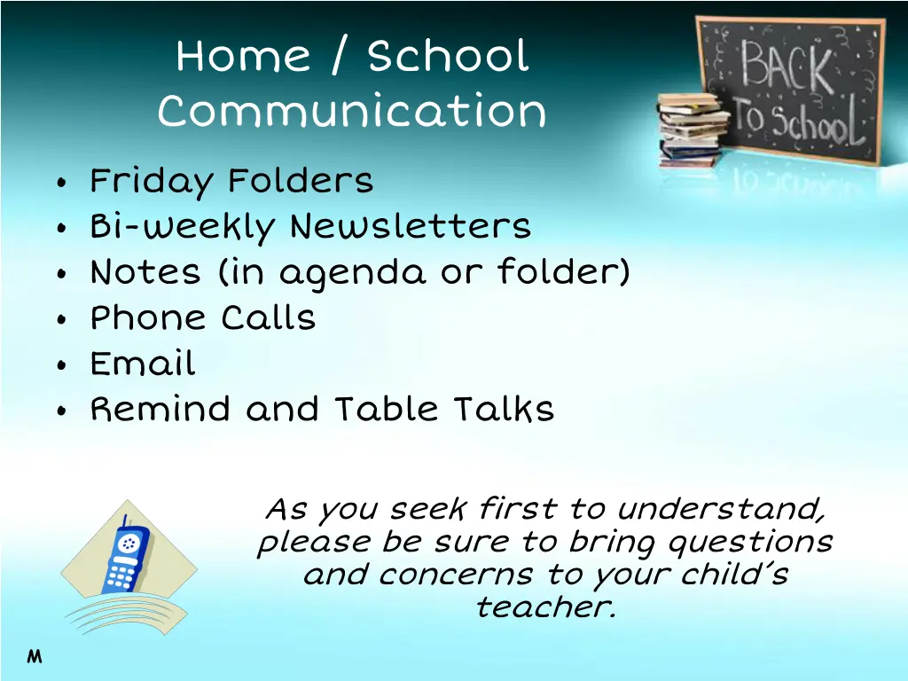 home school communication