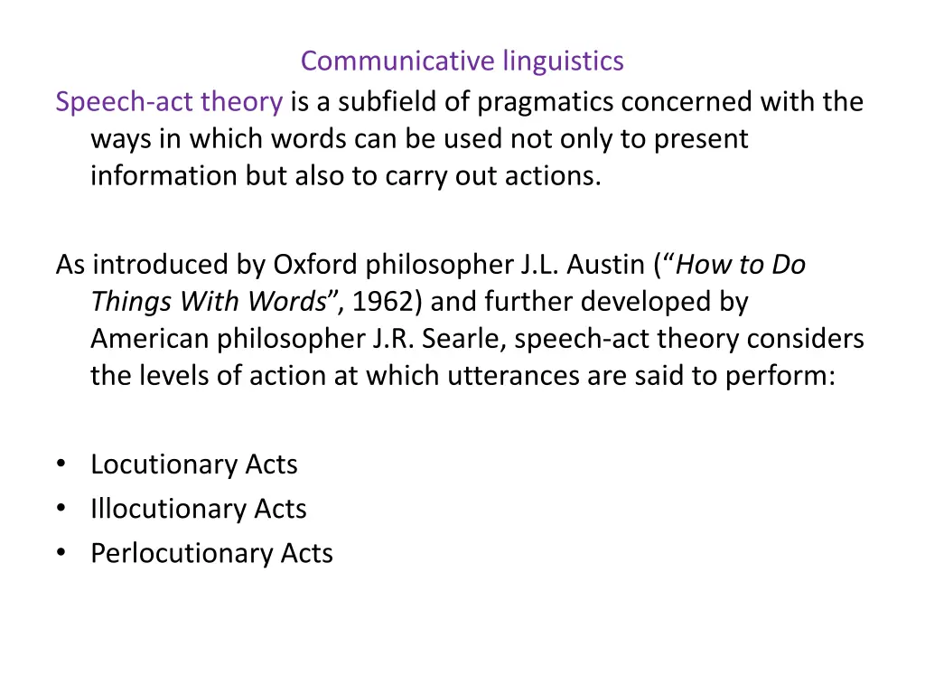 communicative linguistics 1