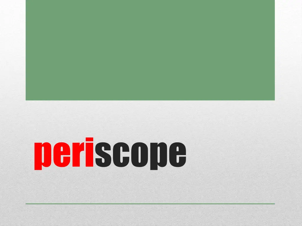 periscope