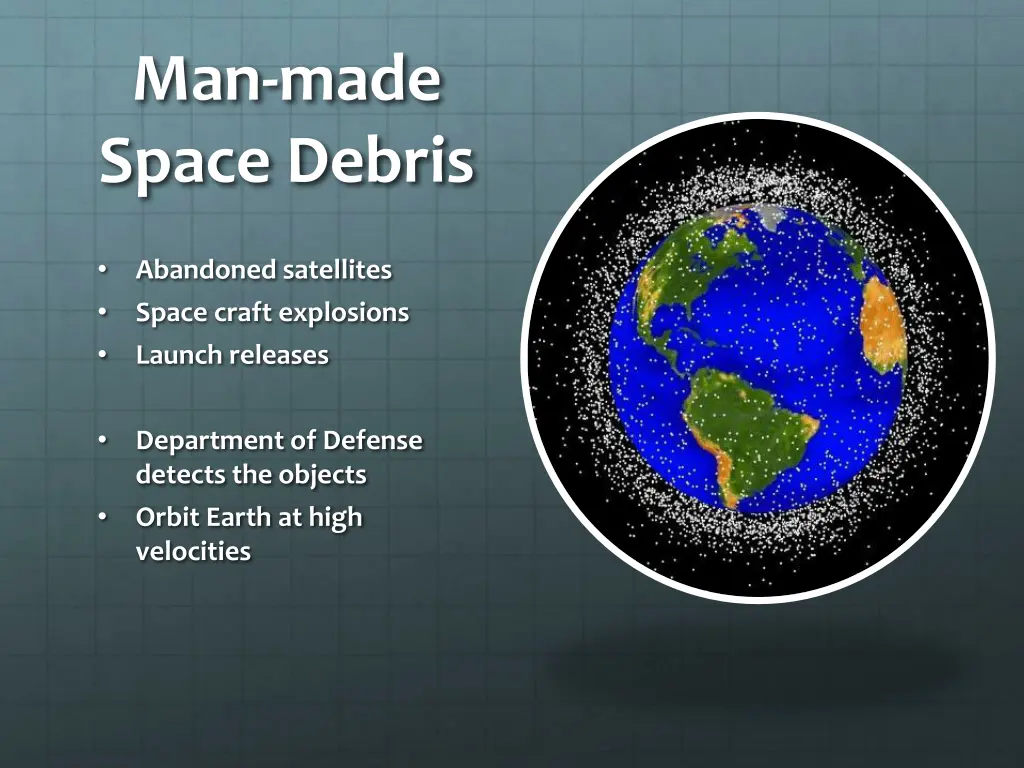 man made space debris