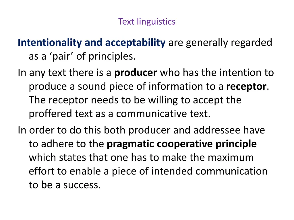 text linguistics 7