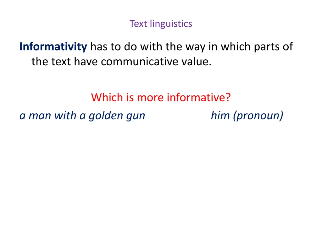 text linguistics 8