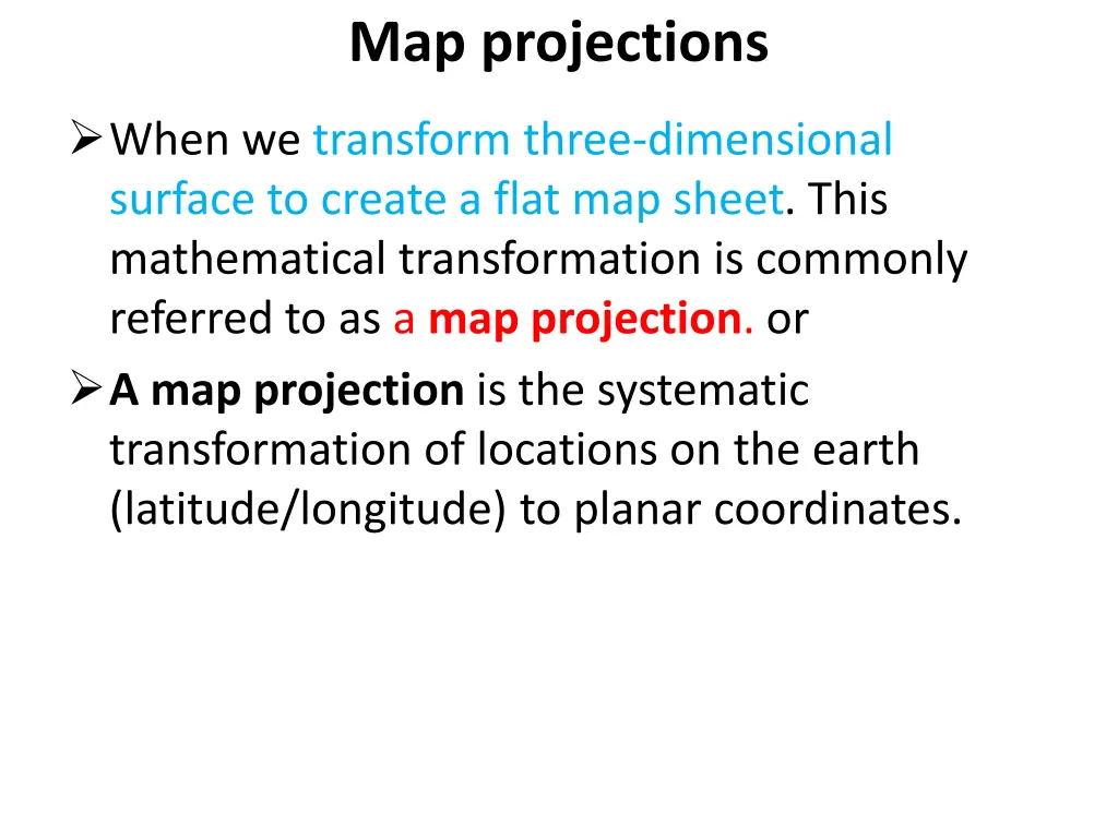 map projections