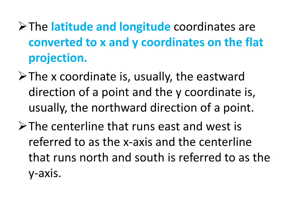 the latitude and longitude coordinates