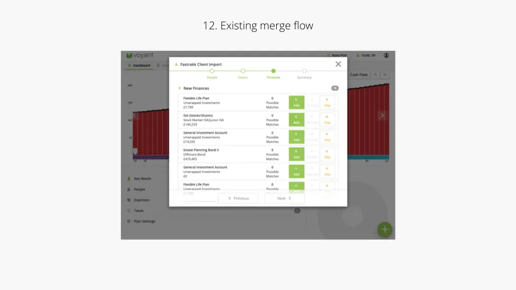 12 existing merge flow