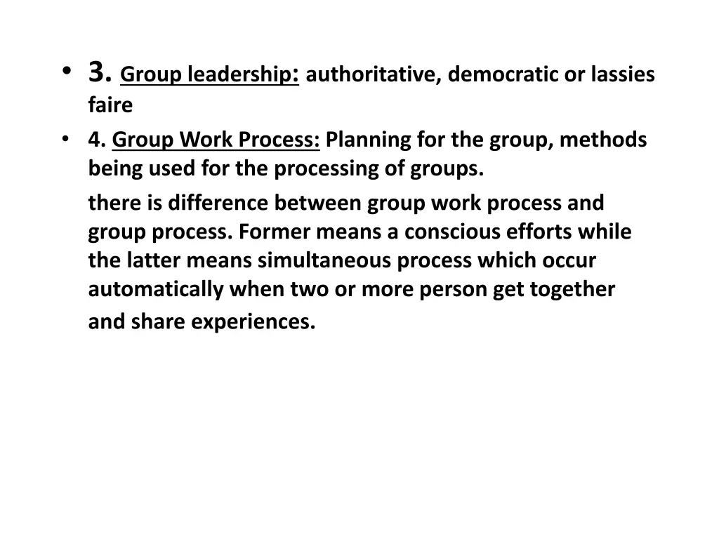 3 group leadership authoritative democratic