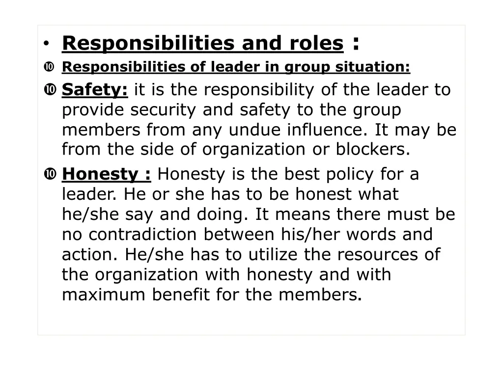 responsibilities and roles responsibilities