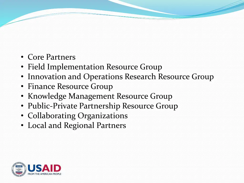 core partners field implementation resource group