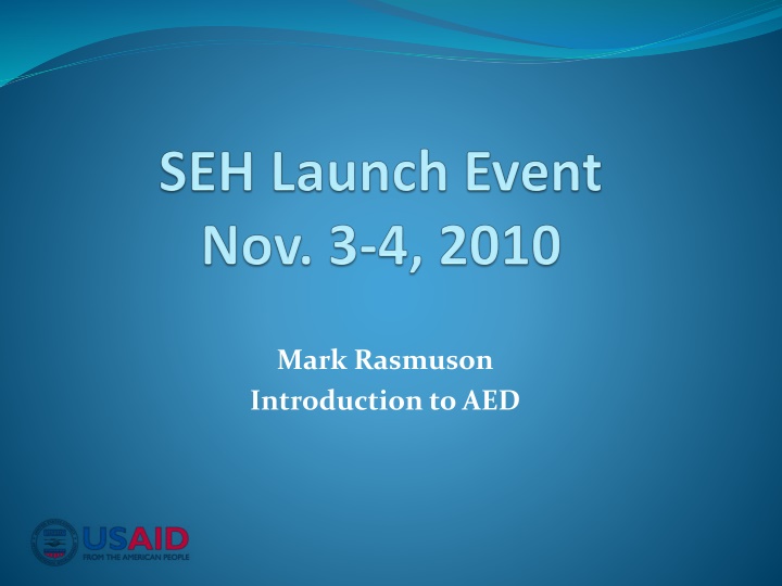 mark rasmuson introduction to aed