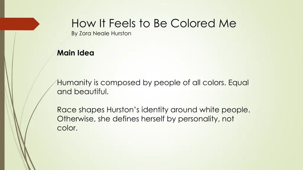 how it feels to be colored me by zora neale 9