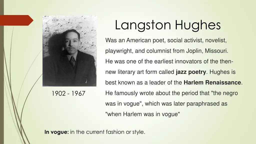 langston hughes