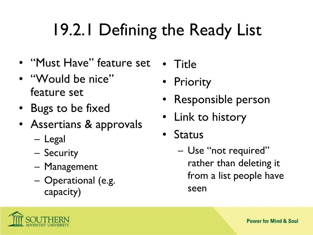 19 2 1 defining the ready list