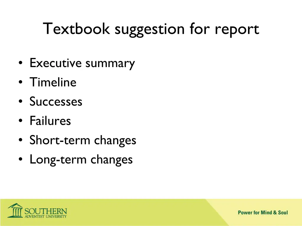 textbook suggestion for report