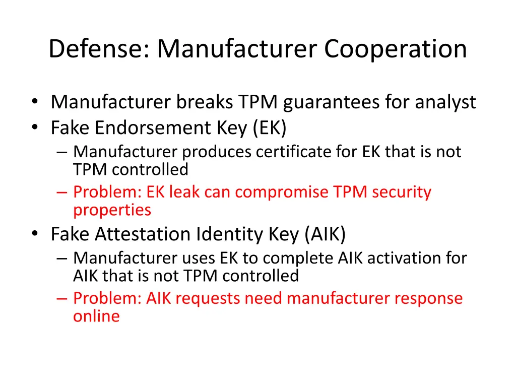 defense manufacturer cooperation