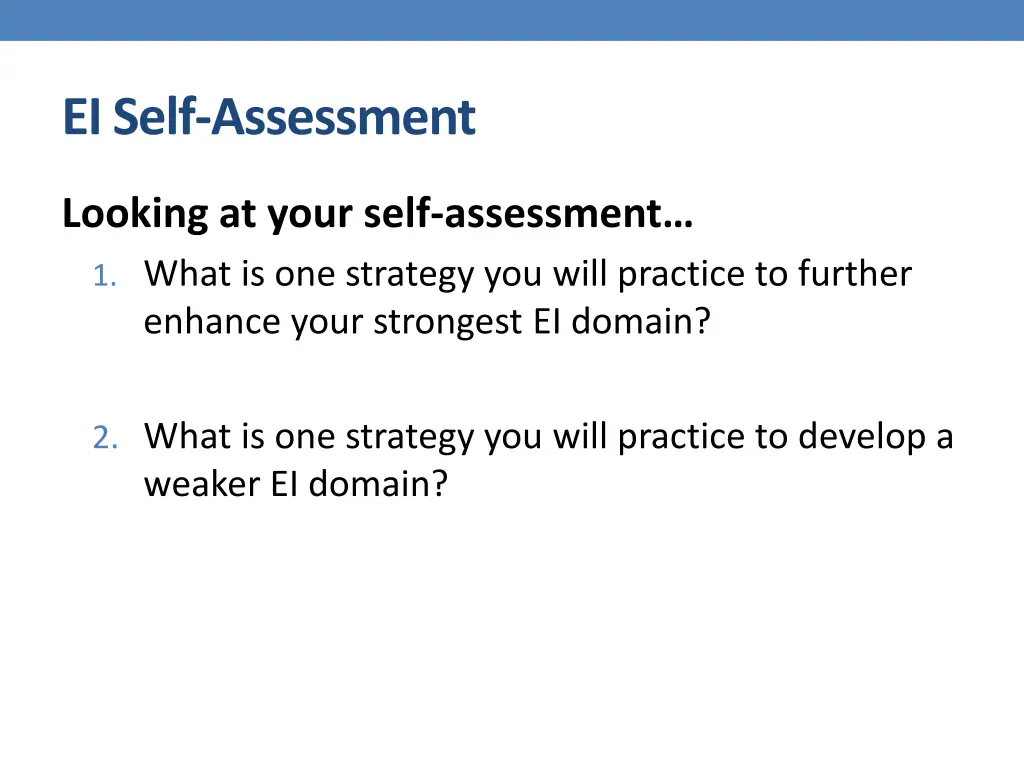 ei self assessment