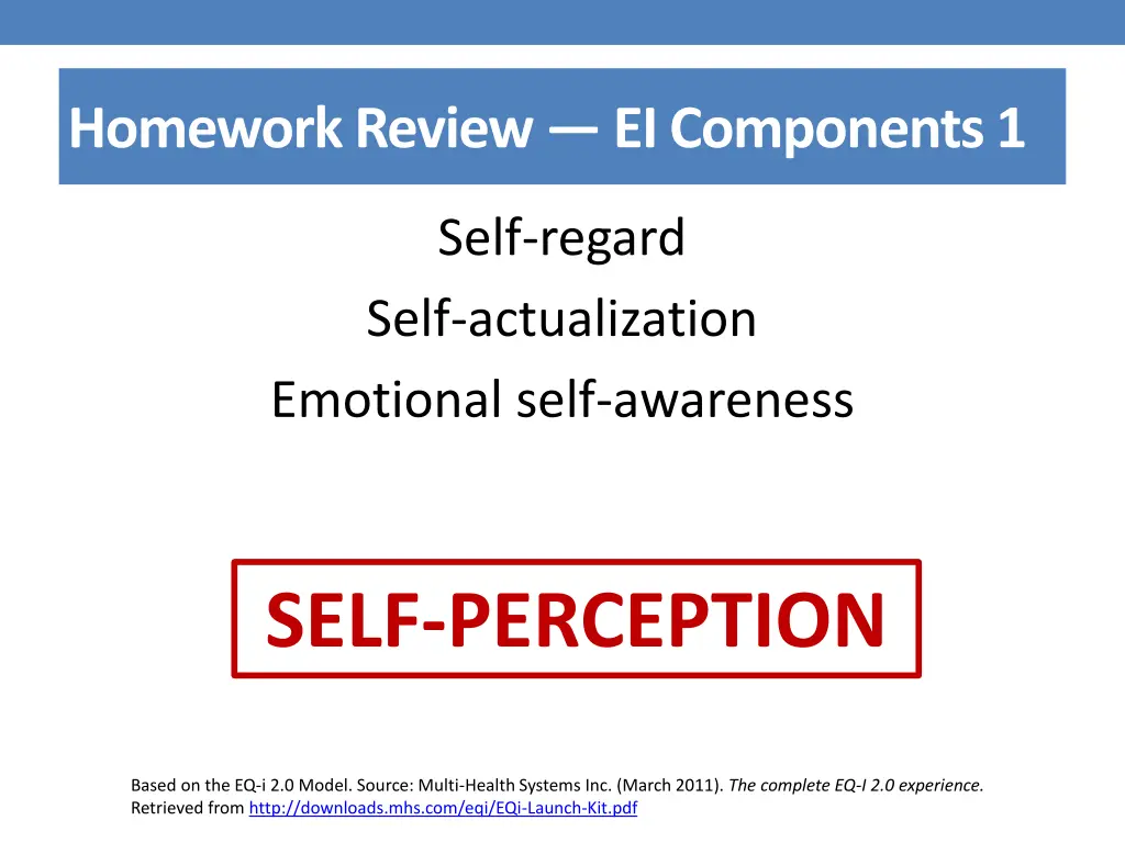 homework review ei components 1