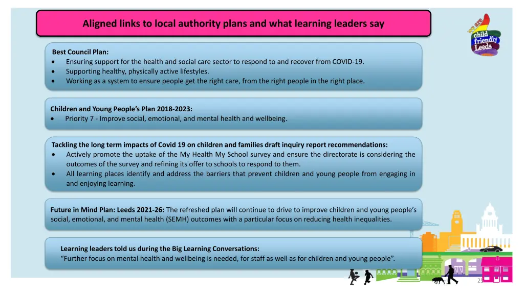 aligned links to local authority plans and what 3