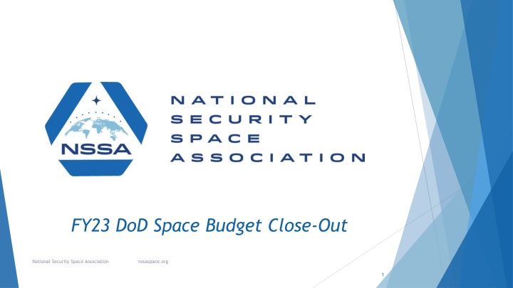 fy23 dod space budget close out