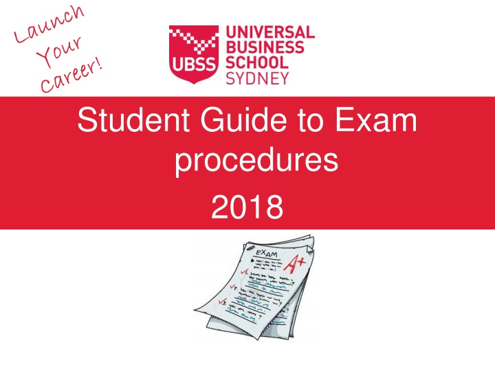 student guide to exam procedures 2018