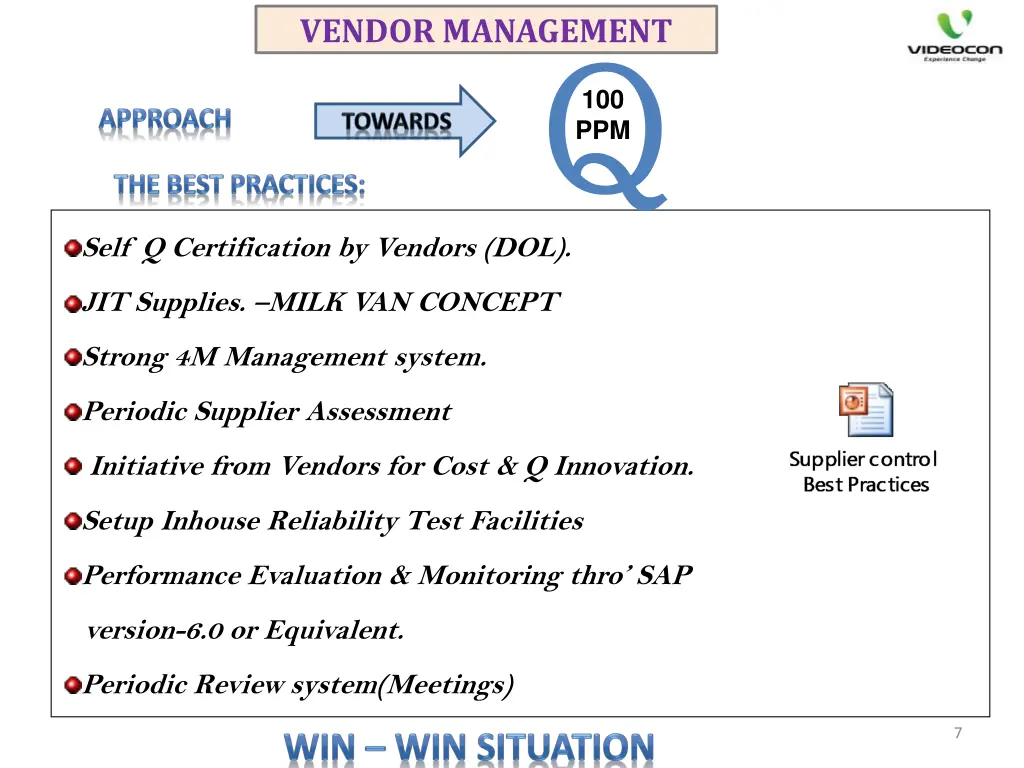 vendor management