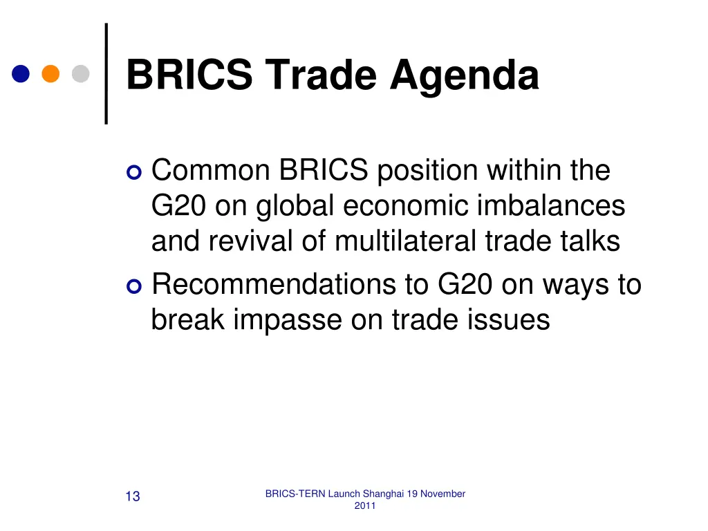 brics trade agenda 2