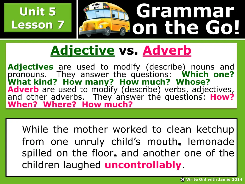 grammar on the go 5