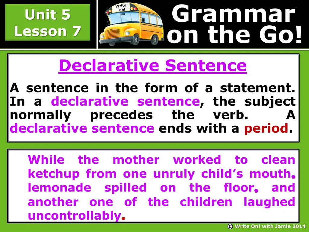 grammar on the go 7