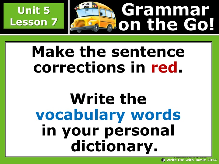 grammar on the go