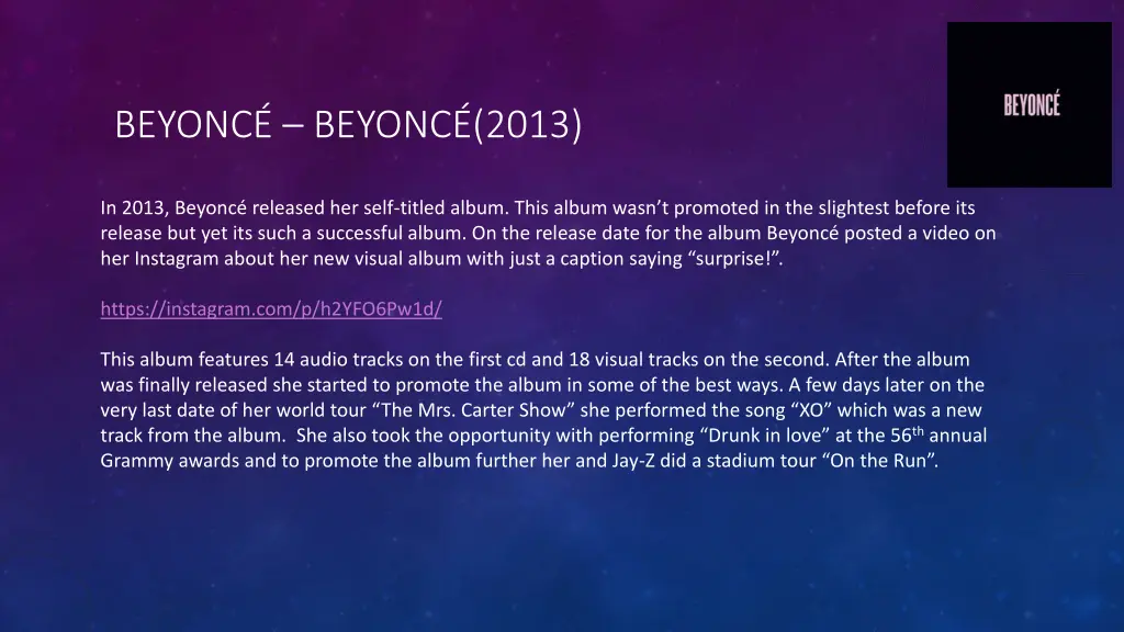 beyonc beyonc 2013