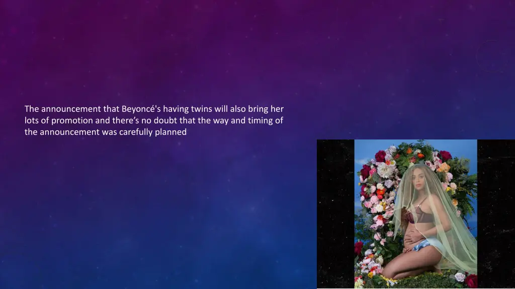 the announcement that beyonc s having twins will