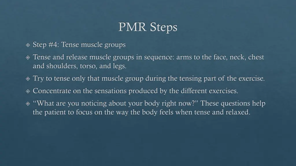 pmr steps 2